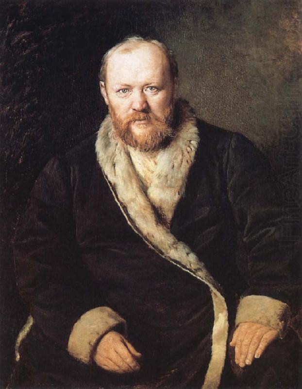 Portrait of the Writer Alexander Ostrovsky, Vasily Perov